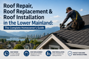 Roof Repair, Roof Replacement & Roof Installation in the Lower Mainland: The Complete Homeowner’s Guide
